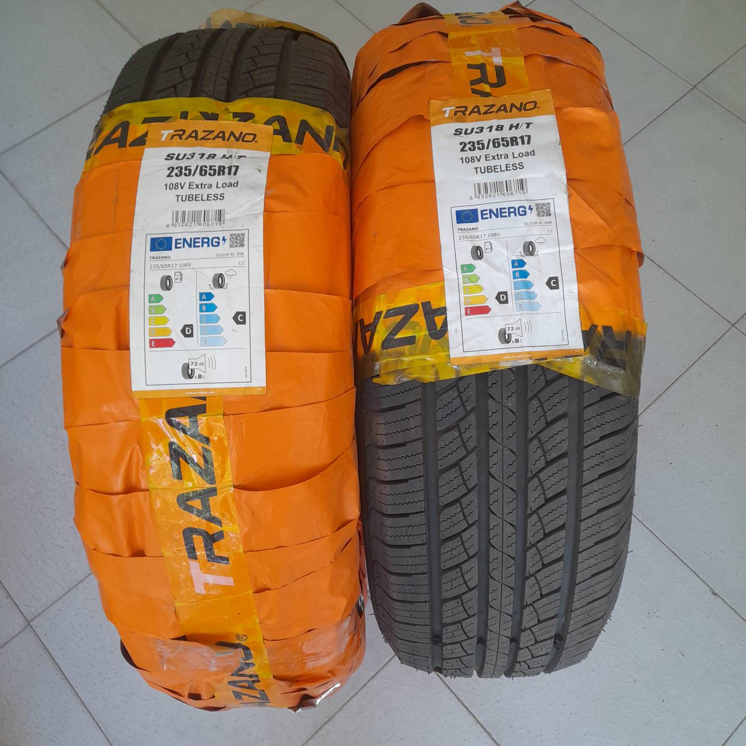 لاستیک ترازانو سایز 235/65R17 مدل SU318 H/T تولید 2025 - دو حلقه