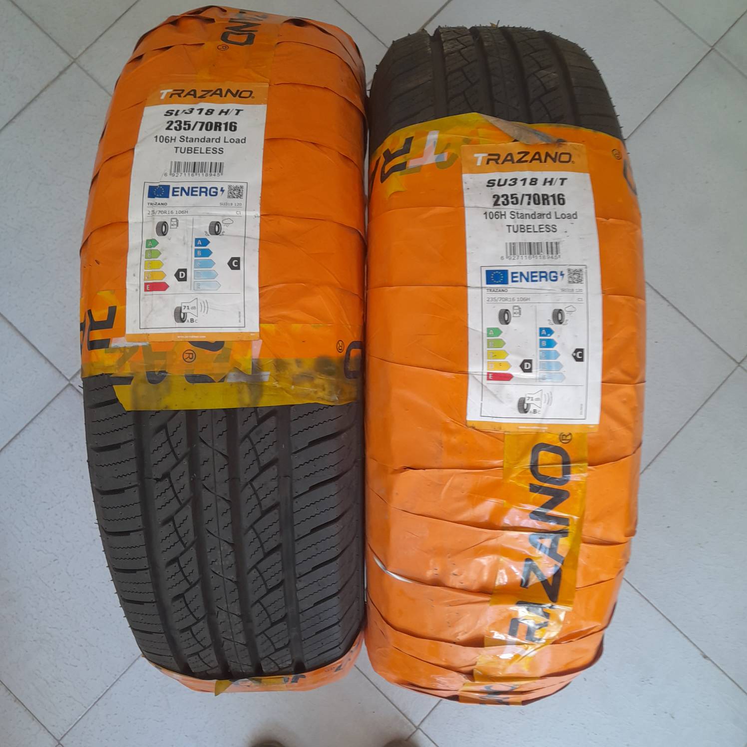 لاستیک ترازانو سایز 235/70R16 مدل SU318 H/T تولید 2025 - دو حلقه