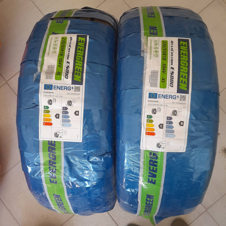 لاستیک اورگرین سایز 235/55R18 مدل DYNACONTROL ES880 تولید 2025 - دو حلقه