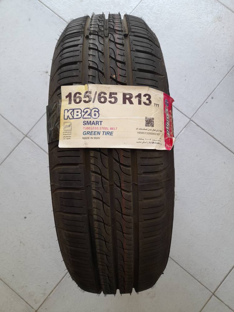 لاستیک کویر سایز 165/65/13 مدل KB26 Smart تولید 2025 - یک حلقه